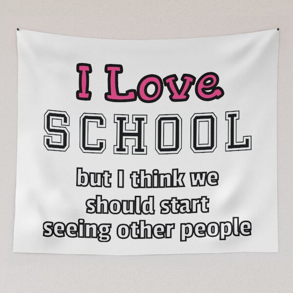 Item preview, breakup with school designed and sold by Surreallytee.