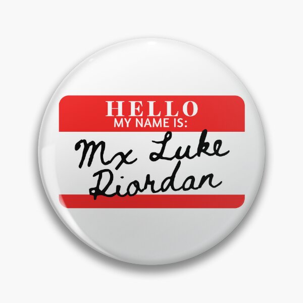 Item preview, Hello, my name is Mx Luke Riordan designed and sold by AdhdPunk.
