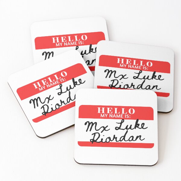 Item preview, Hello, my name is Mx Luke Riordan designed and sold by AdhdPunk.