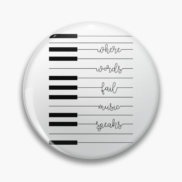 Item preview, Where Words Fail Music Speaks designed and sold by kjanedesigns.