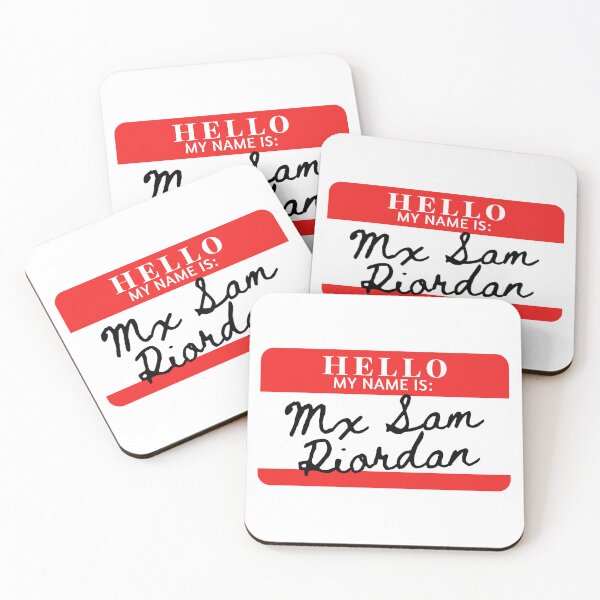 Item preview, Hello, my name is Mx Sam Riordan designed and sold by AdhdPunk.