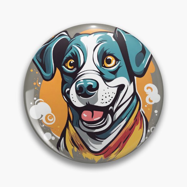 Item preview, Happy Colorful Dog Design designed and sold by VisualMotivator.