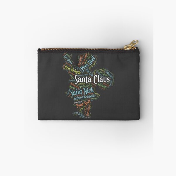 Item preview, Santa Claus Wordcloud for Darker Backgrounds designed and sold by WordsYouLove.