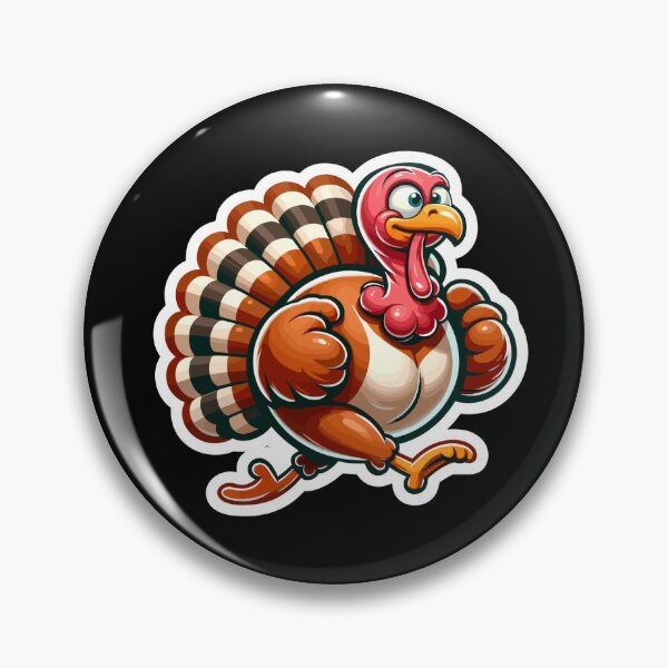 Item preview, Whimsical Turkey Run Cute And Funny Gifts designed and sold by BadhbhLoot.
