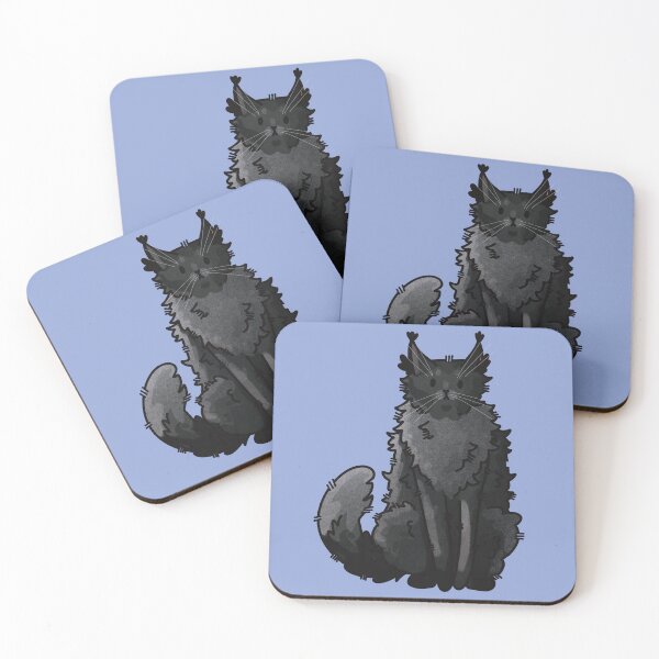 Item preview, Black Maine Coon Cat  - Cat lovers gifts designed and sold by FelineEmporium.