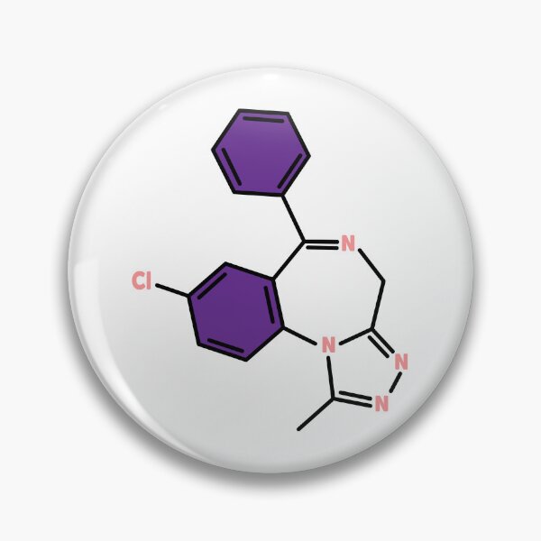 Item preview, Xanax Chemical Structure designed and sold by ScienceCorner.