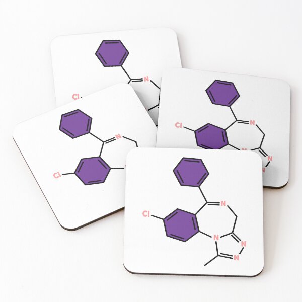 Item preview, Xanax Chemical Structure designed and sold by ScienceCorner.