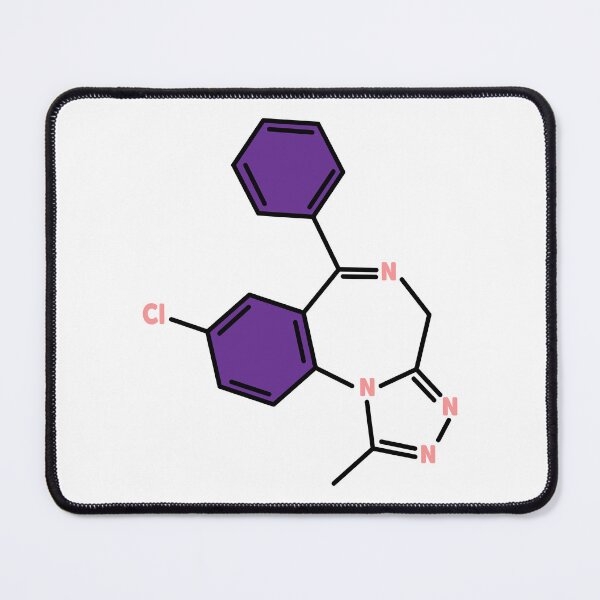 Item preview, Xanax Chemical Structure designed and sold by ScienceCorner.
