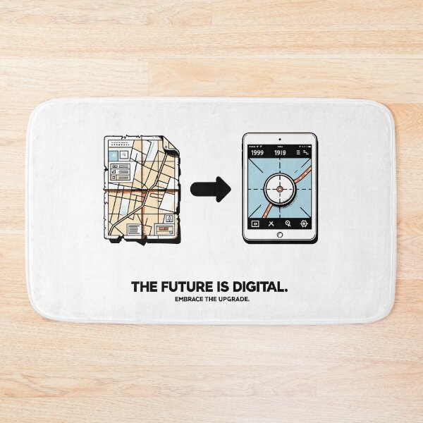Item preview, The Future is Digital Embrace The Upgrade designed and sold by Frank Ring.