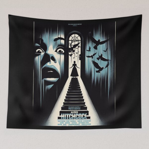 Item preview, Alfred Hitchcock Cinema Poster designed and sold by LIAMRIVIERART.