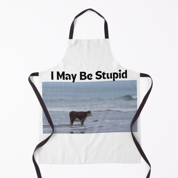 Item preview, I May Be Stupid - Cow May Be Stupid - Cow Meme - Funny Cow meme designed and sold by BHM Shirts.