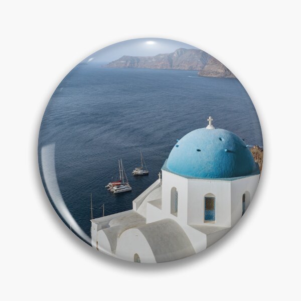 Item preview, Oia Santorini Blue Domes 04 designed and sold by Weston  Westmoreland.