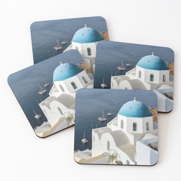 Item preview, Oia Santorini Blue Domes 04 designed and sold by Weston  Westmoreland.
