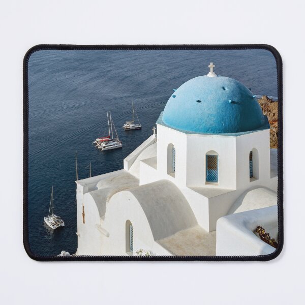 Item preview, Oia Santorini Blue Domes 04 designed and sold by Weston  Westmoreland.