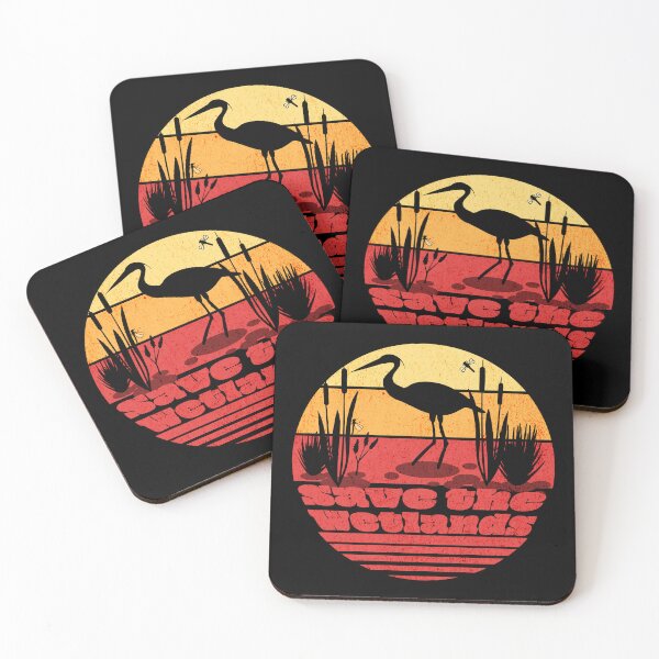 Item preview, World Wetlands Day Retro Sunset designed and sold by HolidayBug.