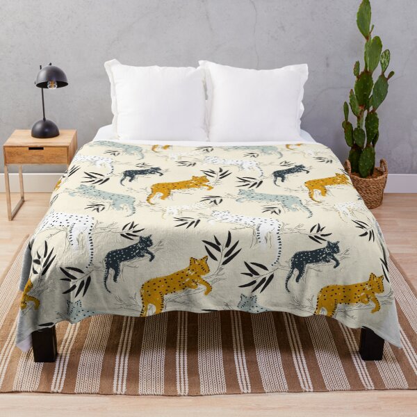 Item preview, Jumping jungle leopards designed and sold by Emjwalker.