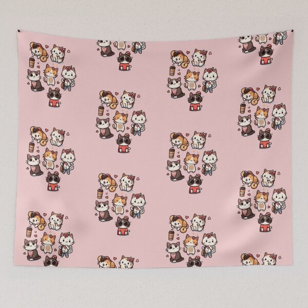 Item preview, Collection of cute and pretty  cats. Several Meow stickers designed and sold by Miya-ArtShop.