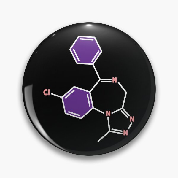 Item preview, Xanax Chemical Structure designed and sold by ScienceCorner.