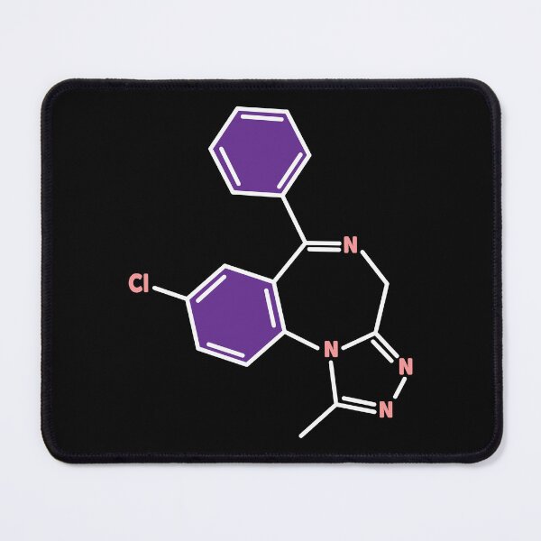 Item preview, Xanax Chemical Structure designed and sold by ScienceCorner.