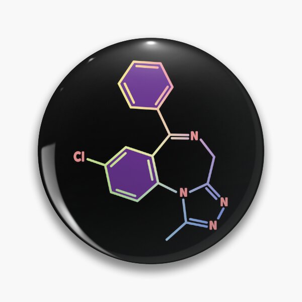 Item preview, Xanax Chemical Structure designed and sold by ScienceCorner.