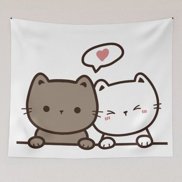 Item preview, couple a cat designed and sold by misbahsiro.