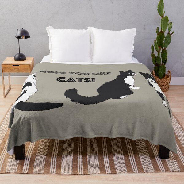 Item preview, Hope You Like Cats (Black and White) designed and sold by UrsulaRodgers.