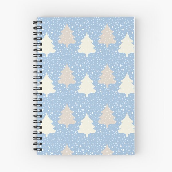 Item preview, Pine Tree Forest under the Snow in blue  designed and sold by BrankaPD.