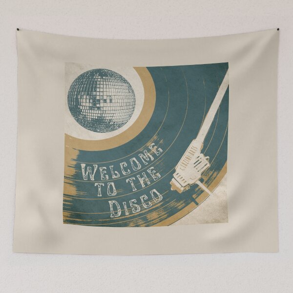 Item preview, Welcome To The Disco, Vinyl LP Turntable  designed and sold by LaziniArts.