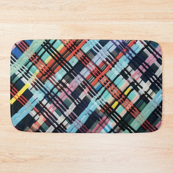 Item preview, Colourful Checkered Fabric Pattern designed and sold by AgathaZolastore.