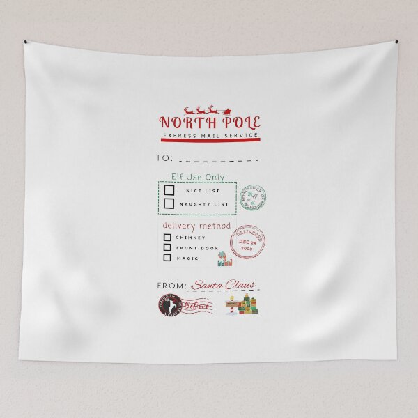 Item preview, North Pole Gift Tag - Christmas  designed and sold by LisaMichelleArt.