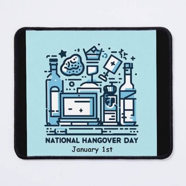 Item preview, Jan 1st - National Hangover Day designed and sold by CrankyOldDude.