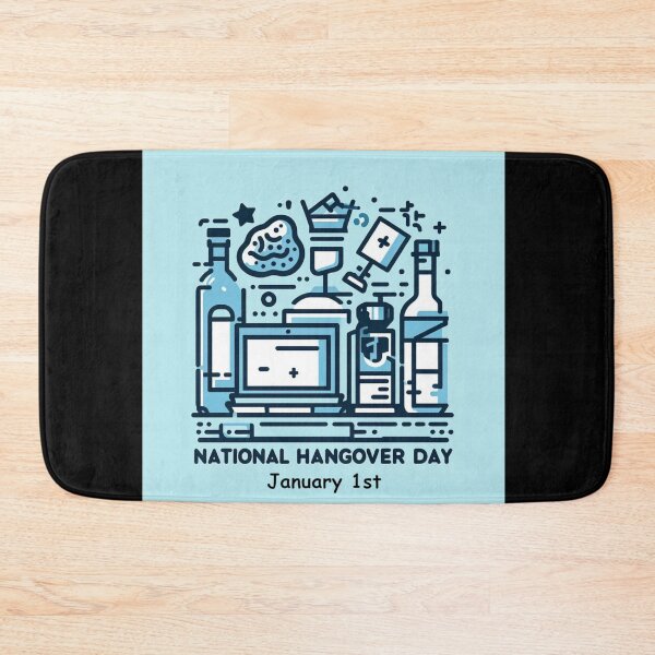 Item preview, Jan 1st - National Hangover Day designed and sold by CrankyOldDude.
