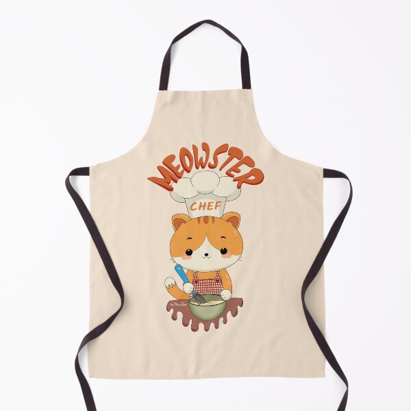 Item preview, Super Cute Cat Chef Illustration with a Master Joke designed and sold by byMariZen.