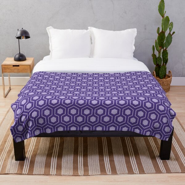 Aperçu de l'œuvre Motif hexagonal, violet modèle 2D créée et vendue par purelypatterns.