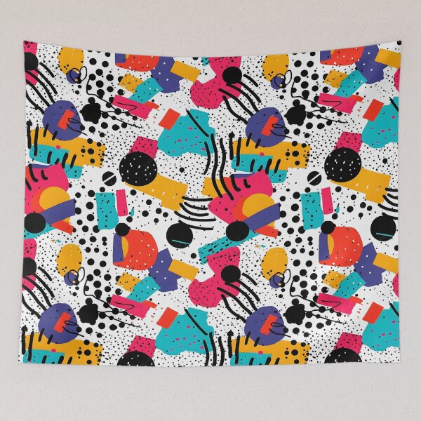 Item preview, Nostalgic Vibes Pattern designed and sold by Bomba Visual.