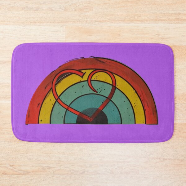 Item preview, AI edited Rainbow loveheart red and green designed and sold by FlossOrFi.