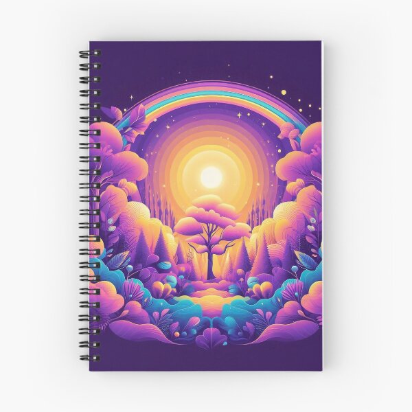 Item preview, Enchanted Amethyst Forest: A Spectrum of Dreams designed and sold by WhimsyRealm.