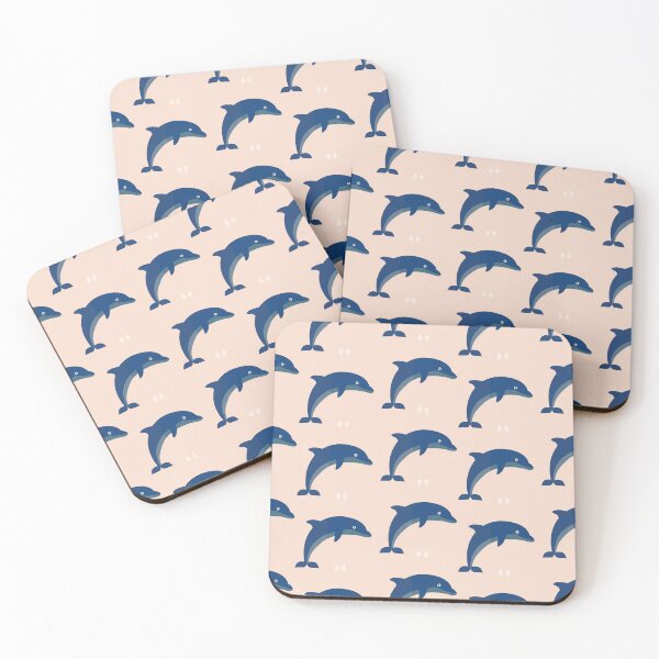 Item preview, Dolphins on pink designed and sold by reneesillus.