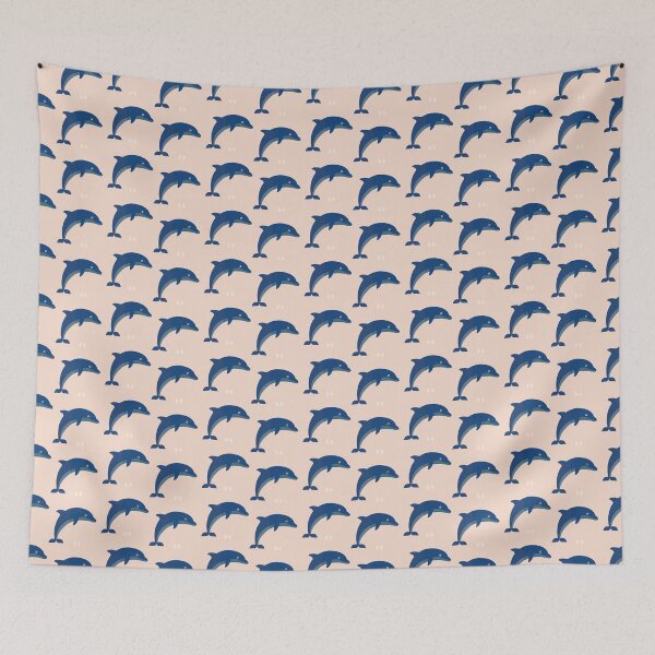 Item preview, Dolphins on pink designed and sold by reneesillus.