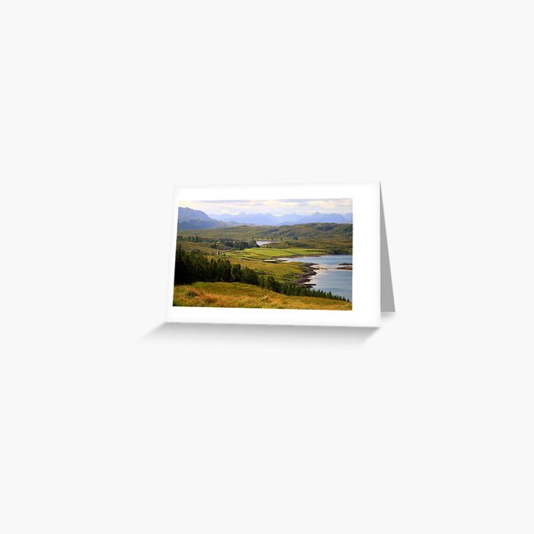 Torridan Mountains Greeting Card