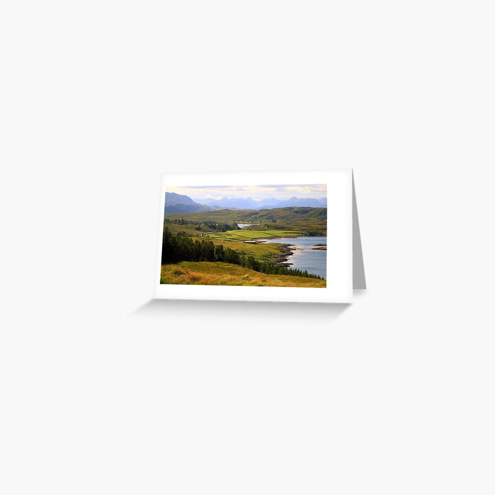 Torridan Mountains Greeting Card