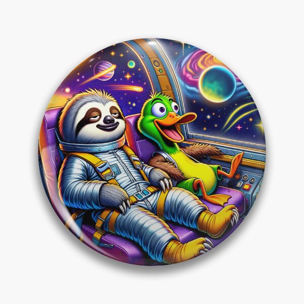 Item preview, Cosmic Buddies: Sloth & Duck's Space Adventure designed and sold by slothsandducks.