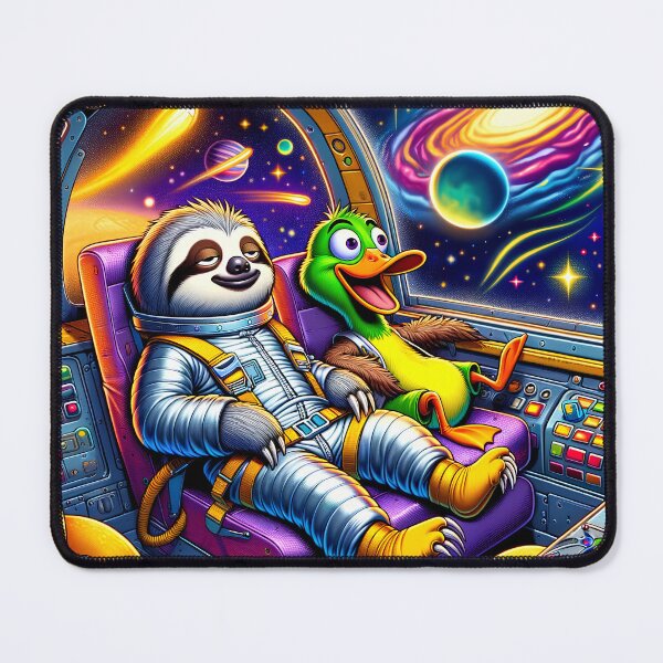 Item preview, Cosmic Buddies: Sloth & Duck's Space Adventure designed and sold by slothsandducks.