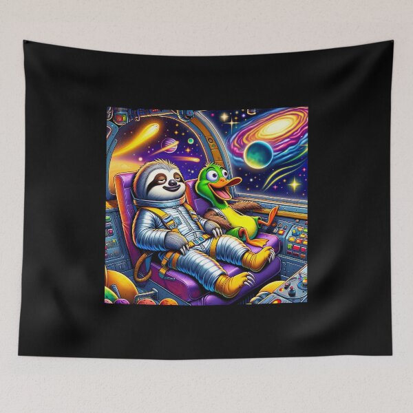 Item preview, Cosmic Buddies: Sloth & Duck's Space Adventure designed and sold by slothsandducks.