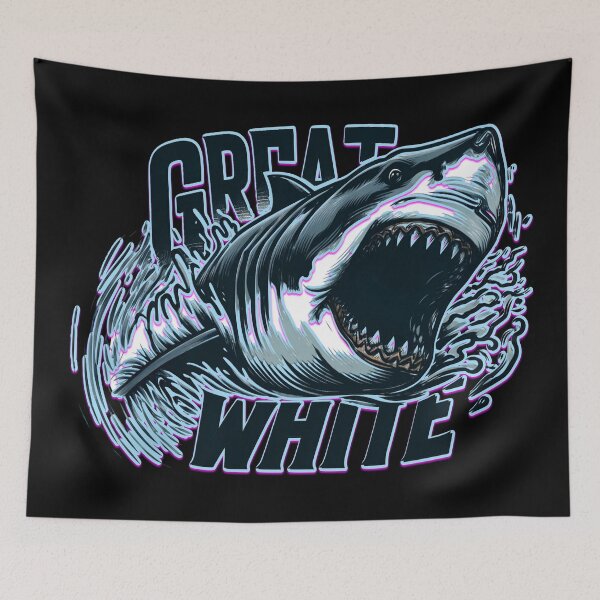 Item preview, Leap of the Great White Fury - Great White Shark designed and sold by MegaDirt.