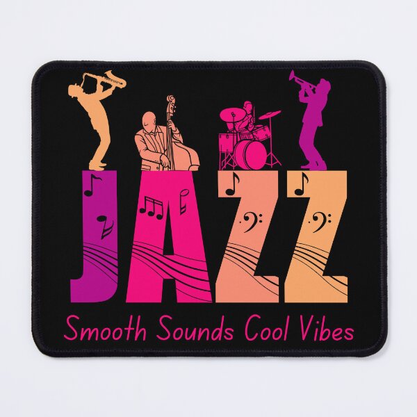 Item preview, Smooth sounds cool vibes quote - Jazz saxophone retro design  designed and sold by wholigans.