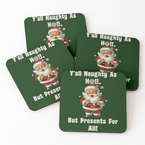 Item preview, Funny Santa's Naughty List Christmas designed and sold by tamdevo1.