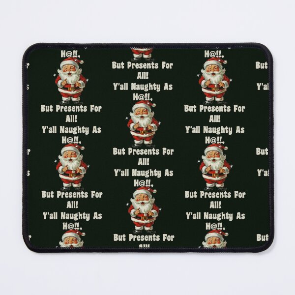 Item preview, Funny Santa's Naughty List Christmas designed and sold by tamdevo1.