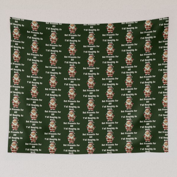 Item preview, Funny Santa's Naughty List Christmas designed and sold by tamdevo1.