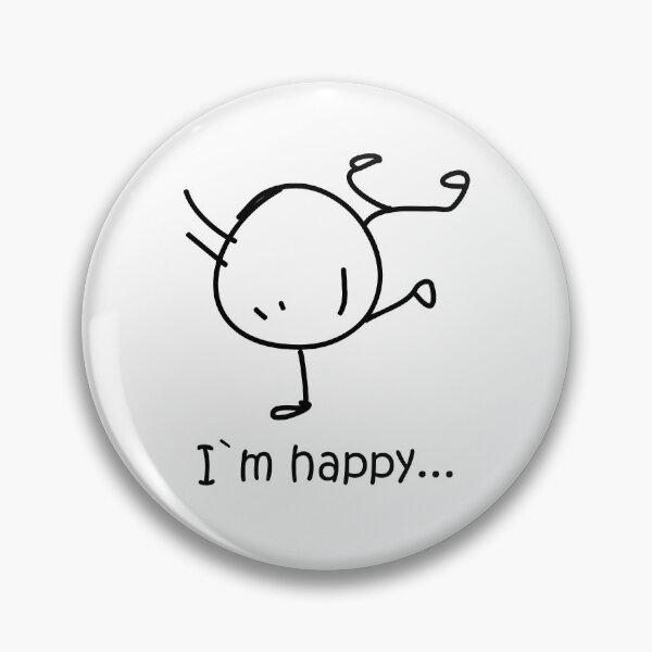 Item preview, I`m happy Doodle characteк designed and sold by InstaCreatives.